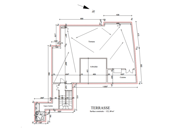 139m2 Bab aylan 2eme etage